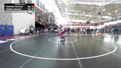 107 lbs Quarterfinal - Eleonora Siciliano, Winchester vs Andrea Carvalho, Lowell
