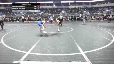 143 lbs Consolation - Aiden Schrempp, Canton vs Deegan Frazier, Topeka Seaman