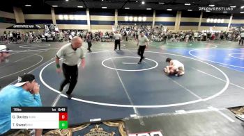 78 lbs Semifinal - Carson Davies, Sunkist Kids/Monster Garage vs Tyler Sweet, Red Wave WC