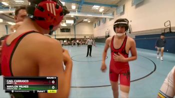 144 lbs Round 5 (10 Team) - Colby Milnes, Wheatland vs Paxton Ramirez, Sidney