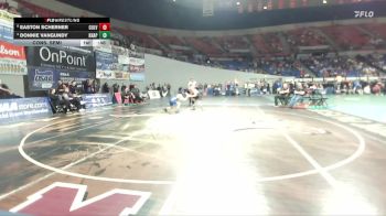 2A/1A Boys 113 Cons. Semi - Easton Scherner, Culver Boys vs Donnie VanGundy, Knappa Boys