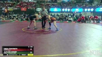 G - 235 lbs Champ. Round 2 - Tirza TwoTeeth, Ronan Girls vs Autumn Ownby, Sidney / Fairview Girls