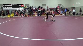 102-103 lbs 1st Place Match - Madilyn Payne, Starmont Girls vs Makenzie Kult, Western Dubuque Girls