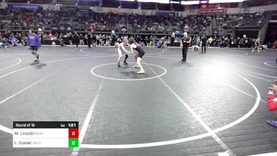 125 lbs Round Of 16 - Malachi Lincoln, Searcy Youth Wrestling vs Levi Coslet, Team Owls