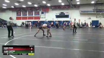 165 lbs Quarterfinal - Gabe Fiser, Loras vs Gabe Carter, Cornell College