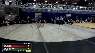 145 lbs Quarterfinal - Wade Williams, American Falls vs Jax Kelly, Internal Quest