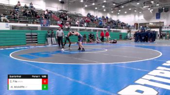 160 lbs Quarterfinal - Kevin Wickliffe, Indianapolis Arsenal Tech vs Cooper Fite, Brownsburg