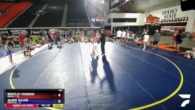 120 lbs Round 1 (8 Team) - Madden Hernandez, Idaho 1 vs Raylon Harman, Montana