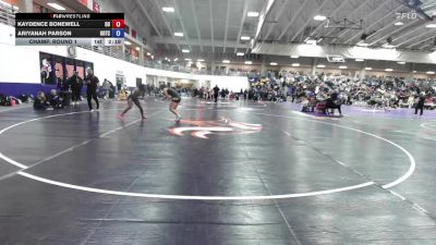 138 lbs Champ. Round 1 - Ariyanah Parson, University Of The Cumberlands vs Kaydence Bonewell, Ottawa University