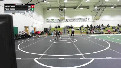 184 lbs Semifinal - Ben Green, Cuesta vs Kipp Tyler, Bakersfield College