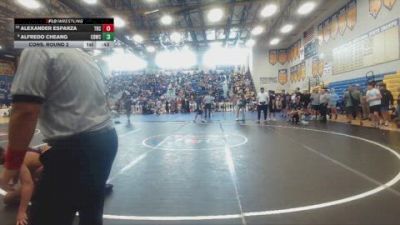 132 lbs Cons. Round 2 - Alexander Esparza, Sons Of Thunder vs Alfredo Cheang, Gladiator Wrestling