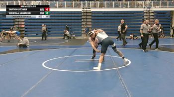 160 lbs Quarterfinal - Sutton Stoner, Butler Area vs Cristian Lowther, Ringgold