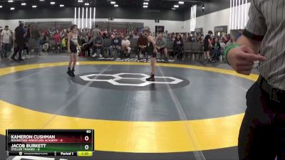 60 lbs Semis & 1st Wrestleback (8 Team) - Kameron Cushman, Roundtree Wrestling Academy vs Jacob Burkett, Steller Trained