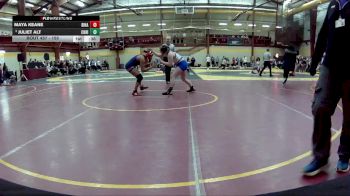 155 lbs Cons. Round 4 - Maya Keane, Bishop Hartley vs Juliet Alt, Chestnut Ridge