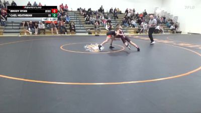 J-13 lbs Quarterfinal - Brody Ryan, Mount Vernon Wrestling Club vs Cael Heathman, Hammerin Hawks