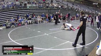 95 lbs Quarterfinals (8 Team) - Caitlyn Kendall, Oregon Girls vs Alexandria Skidmore, Oklahoma Elite