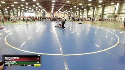 84 lbs Rd# 6- 9:00am Saturday Final Pool - Mac Burns, Nauman Green vs Troy Carizals, Team Ohio