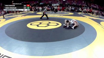D2-175 lbs 3rd Place Match - Aden Strahler, Warren vs Kale Waxler, Wauseon