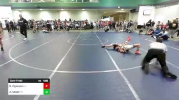 90 lbs Semifinal - Robert Oganyan, CA vs Anthony Oscar, OH