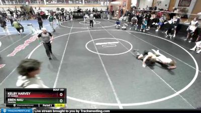 132 lbs Cons. Round 3 - Kelby Harvey, St. Maries vs Eben Nau, Tahoma