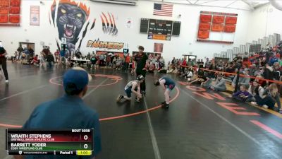 85 lbs Cons. Round 3 - Wraith Stephens, Greybull Basin Athletic Club vs Barrett Yoder, Cody Wrestling Club