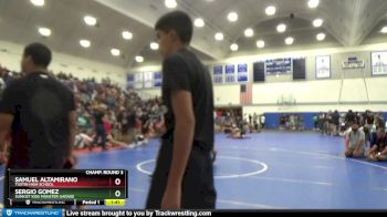 138 lbs Champ. Round 3 - Sergio Gomez, Sunkist Kids Monster Garage vs Samuel Altamirano, Tustin High School