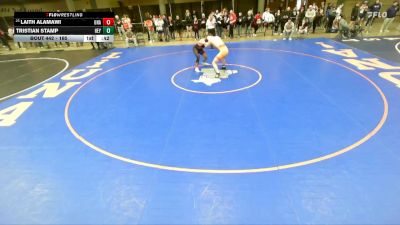165 lbs Cons. Round 1 - Laith Alamawi, Unattached vs Tristian Stamp, Heyworth