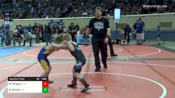 66 lbs Quarterfinal - Max Phipps, Poteau Youth Wrestling vs Harley Nunez, Noble Takedown Club