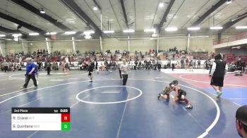 66 lbs 3rd Place - Robert Crane, No Team vs Samuel Quintana, Sierra Grande Panthers