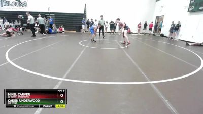 157 lbs Cons. Round 4 - Caden Underwood, MO West vs Mikel Carver, JC Youth Wrestling