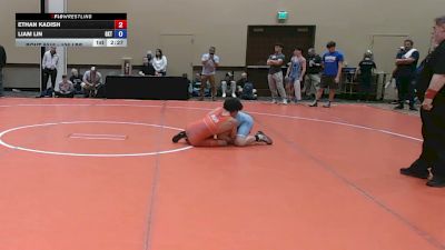 126 lbs Champ. Rd Of 64 - Ethan Kadish vs Liam Lin, GPS/KD Trained