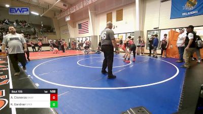 140 lbs Rr Rnd 2 - Aron Cisneros, Skiatook Youth Wrestling vs Kaden Gardner, Sperry Wrestling Club