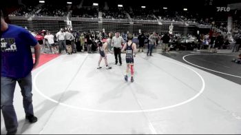 82 lbs Consi Of 4 - Pierce Maki, Touch Of Gold WC vs Rowdy Meyer, Dickinson WC