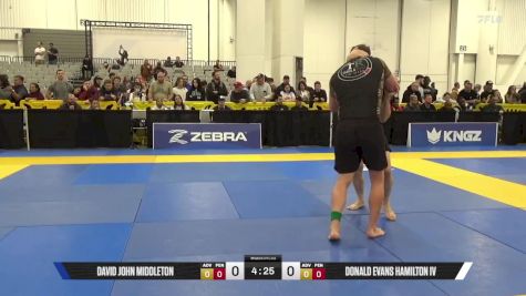 DAVID JOHN MIDDLETON vs Donald Evans Hamilton IV 2025 World IBJJF Jiu-Jitsu No-Gi Championship