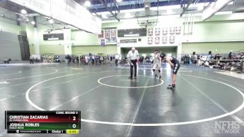 113 lbs Cons. Round 3 - Christian Zacarias, El Camino Real vs Joshua Robles, EAGLE ROCK