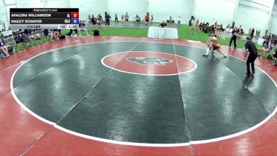 110 lbs Avalena Williamson, Alabama vs Hailey Schafer, South Dakota Bronze