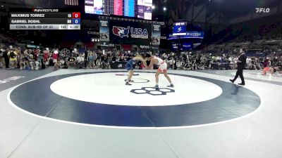 126 lbs Cons. Sub-rd Of 32 - Maximus Torrez, CA vs Gabriel Roehl, MN