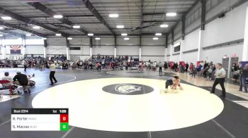 130 lbs Round Of 16 - Brody Porter, Mogollon vs Sergio Macias, Mustang WC