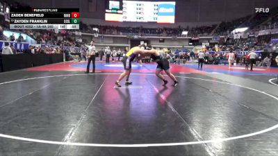 1A-4A 285 Cons. Semi - Zayden Franklin, Coosa Christian School vs Zaden Benefield, Ranburne