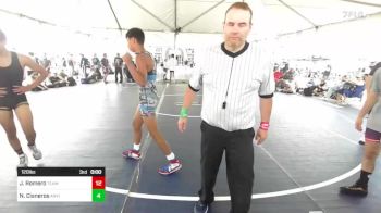 120 lbs Consi Of 8 #2 - Anthony Mason, Silverback WC vs Michael-Sai Guerrero, South Hills HS