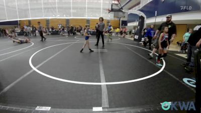 55 lbs Consolation - Adalena Chay, Harrah Little League Wrestling vs Carter Seese, Noble Takedown Club