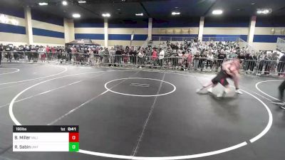 190 lbs Consi Of 4 - Bam Miller, Valiant College Prep vs Rodney Sabin, Uintah WC