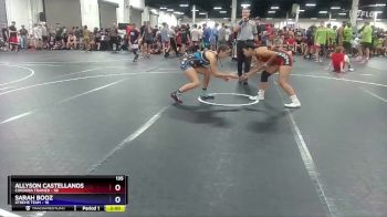 135 lbs Round 2 (8 Team) - Allyson Castellanos, Cordoba Trained vs Sarah Booz, Xtreme Team