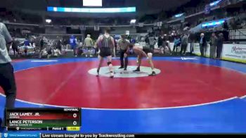 7 lbs Semifinal - Jack Lamey, Jr., Hoover vs Lance Peterson, Smiths Station Hs