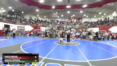 85 lbs Round 4 - Deegan Hodson, Monroe Central Club Wrestling vs Ajaye Kincaid, Whiteland Wrestling Club