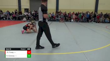 90 lbs Quarterfinal - Declan Trueg, Immortal Athletics WC vs Nolan Conway, Caledonia