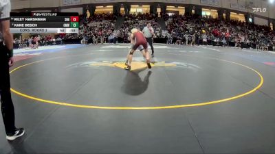 120-2A/1A Cons. Round 2 - Riley Harshman, Snow Hill vs Kane Desch, C. Milton Wright