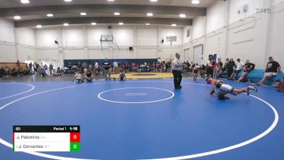 80 lbs Quarterfinal - Joseph Cervantes, Dethrone vs Jacob Palomino, California