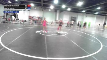 130 lbs Quarterfinal - Maeve Victor, Betterman Elite vs Michelle Marciniak, Silvaback TC