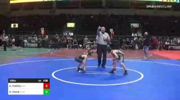 69 lbs Round Of 16 - Adrian Padilla, Basic Academy WC vs Hayden Nozie, Roughriders